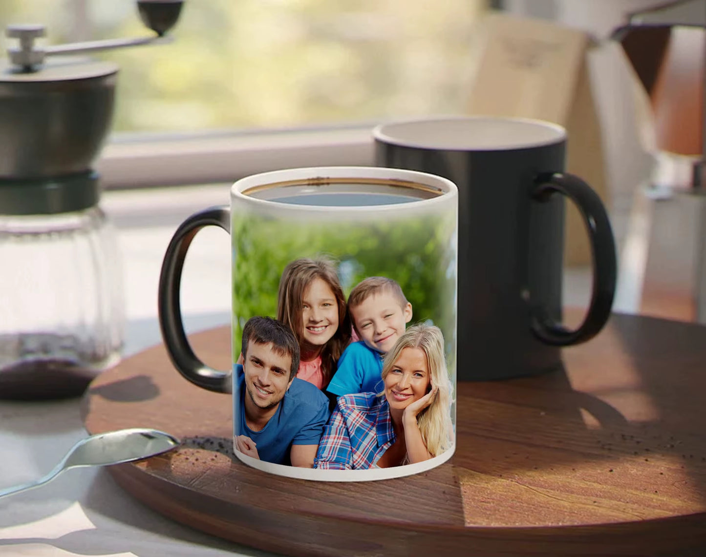 Personalized Photo Mug custom pictures Ceramic Color Changed Cup Family Gift Mug Wedding anniversary Mugs