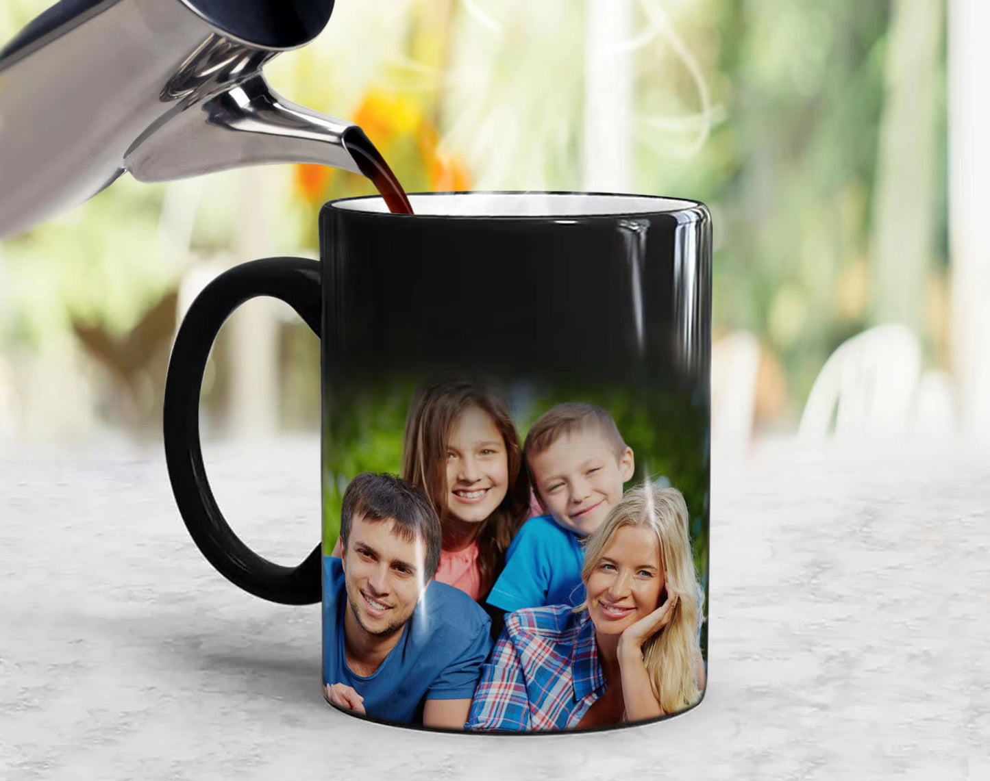 Personalized Photo Mug custom pictures Ceramic Color Changed Cup Family Gift Mug Wedding anniversary Mugs