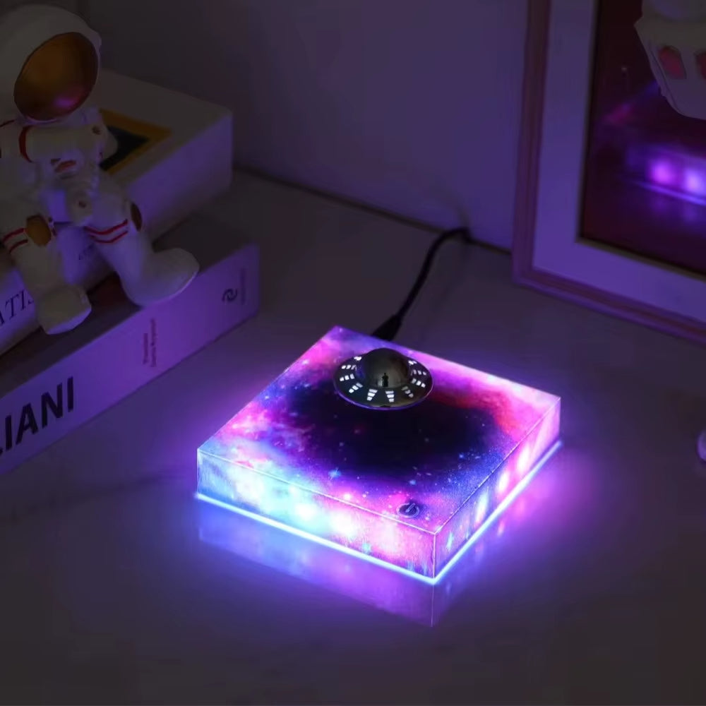 Levitating UFO Lamp Table Lamp For Gift And Home Decoration Levitating Bulb Lights Creative and Unique Gifts Floating Bulb Lamp