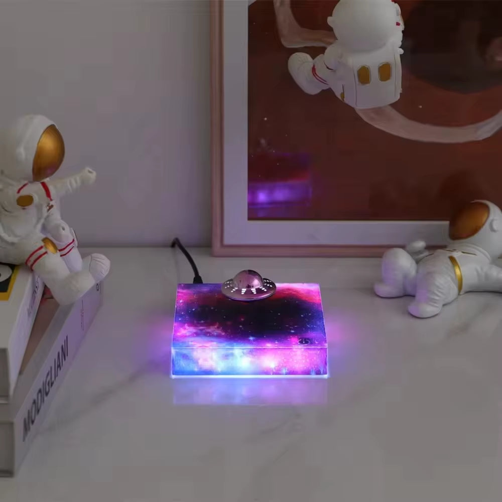 Levitating UFO Lamp Table Lamp For Gift And Home Decoration Levitating Bulb Lights Creative and Unique Gifts Floating Bulb Lamp
