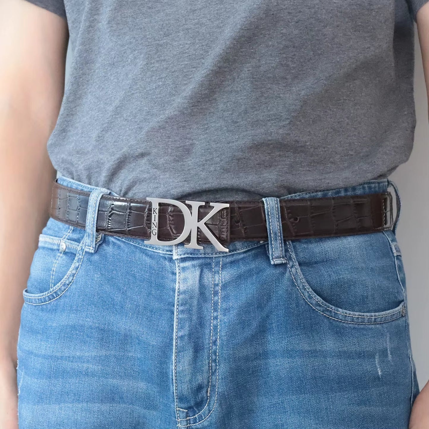 High Quality Men's Belt Personalized Custom Logo Name