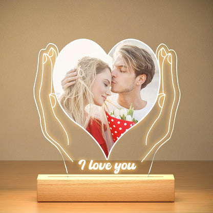 Personalized Customized Acrylic LED Night Light Photo frame