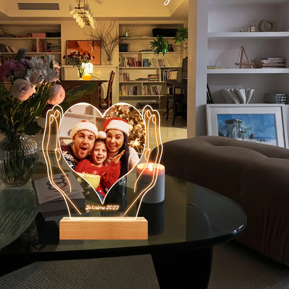 Personalized Customized Acrylic LED Night Light Photo frame