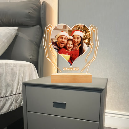 Personalized Customized Acrylic LED Night Light Photo frame