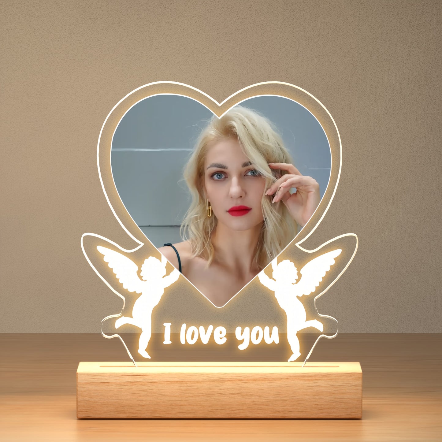 Personalized Custom Photo LED Night Light