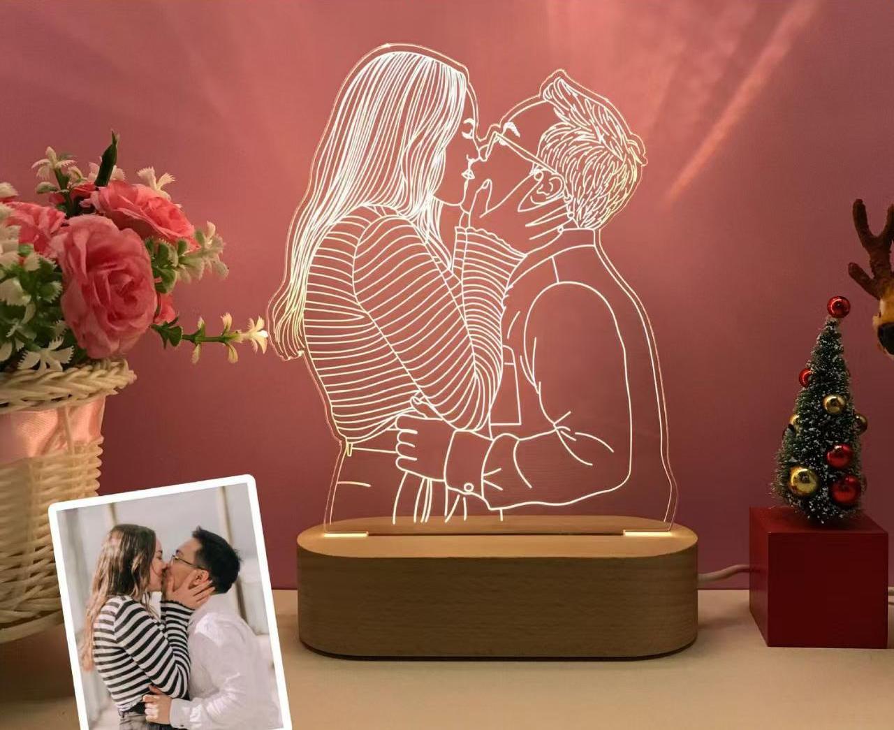 Customized photo 3D night light