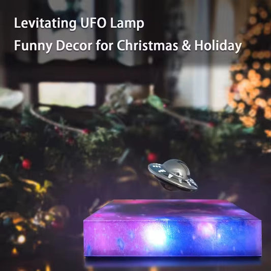 Levitating UFO Lamp Table Lamp For Gift And Home Decoration Levitating Bulb Lights Creative and Unique Gifts Floating Bulb Lamp