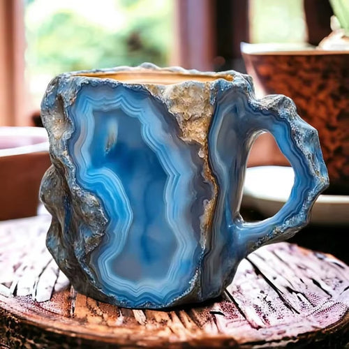 Multi-Colored Mineral Crystal Coffee Mug