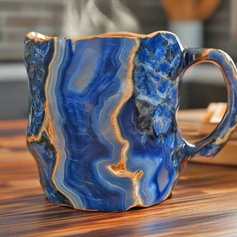 Multi-Colored Mineral Crystal Coffee Mug